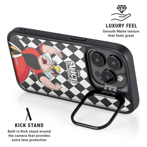 Disney Alice in Wonderland Queen of Hearts Off with their Head! iPhone 15 Pro Kickstand Case